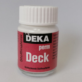 Stoffmalfarbe Deka PermDeck Weiß 25ml