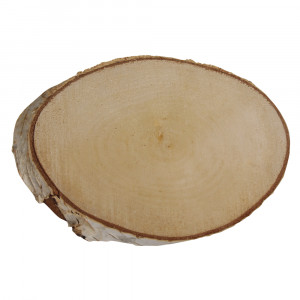 Holzscheibe oval ~23cm